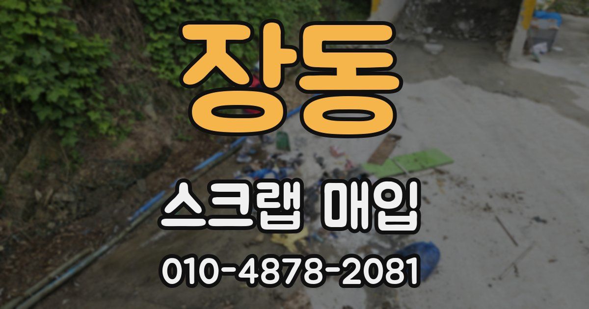 장동 스크랩 매입