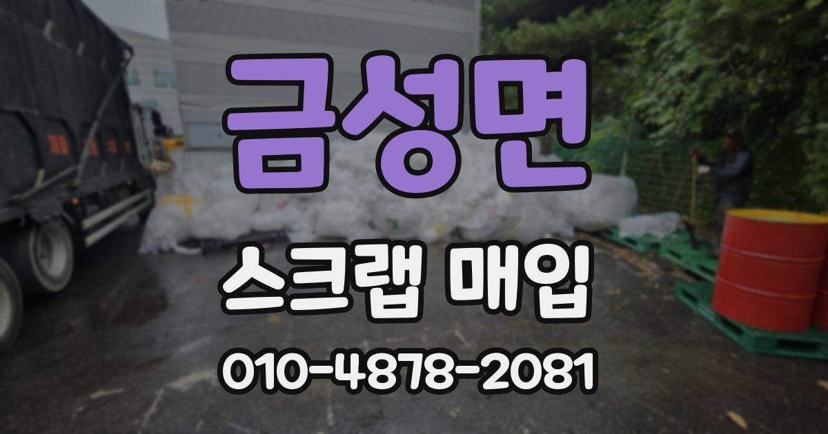 금성면 스크랩 매입
