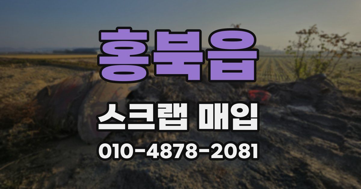 홍북읍 스크랩 매입