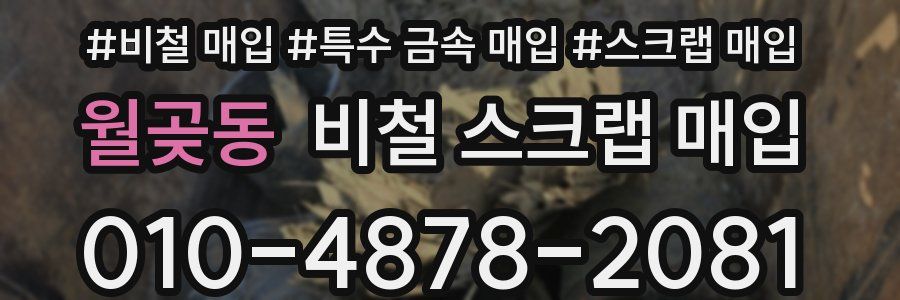 월곶동 비철 스크랩 매입