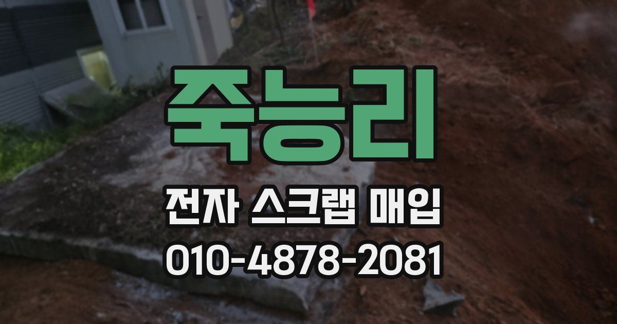 죽능리 전자 스크랩 매입
