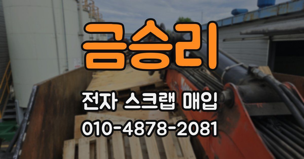 금승리 전자 스크랩 매입