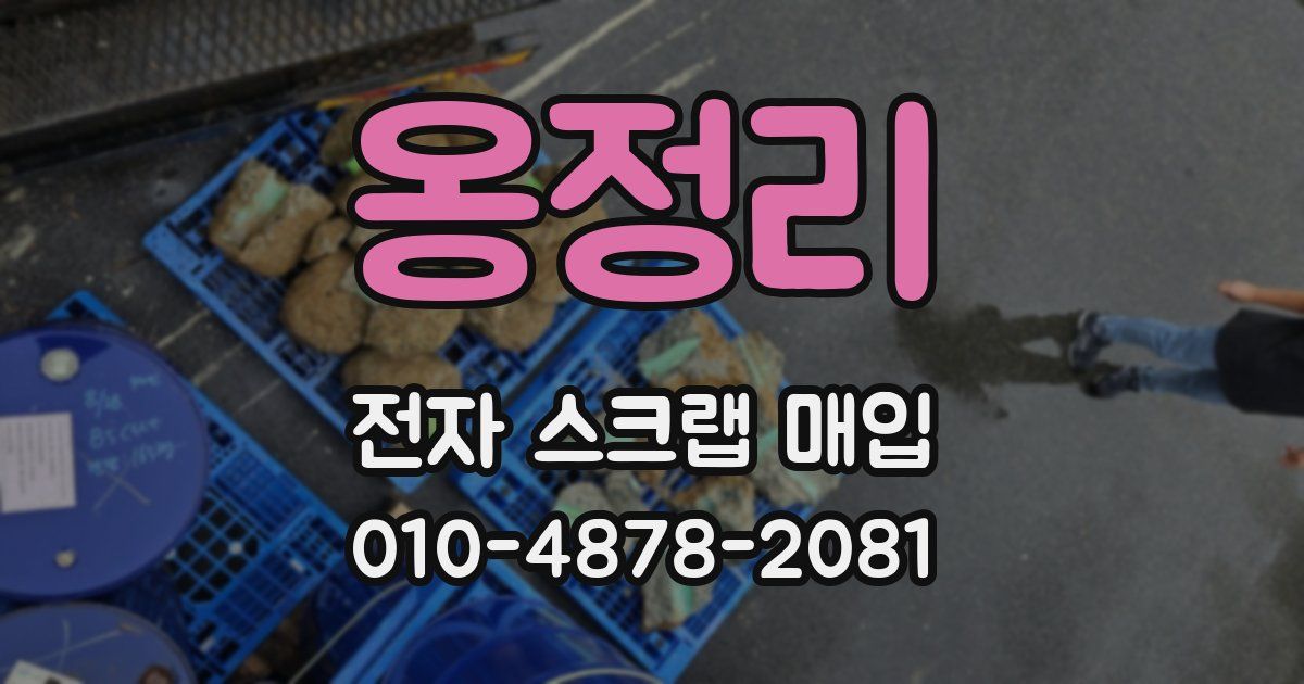 옹정리 전자 스크랩 매입
