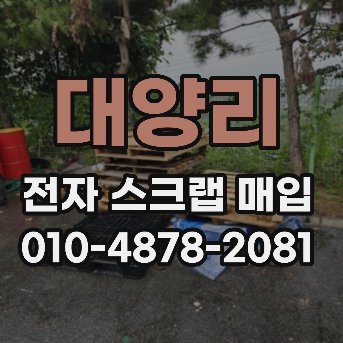 대양리 전자 스크랩 매입