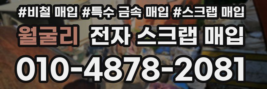 월굴리 전자 스크랩 매입