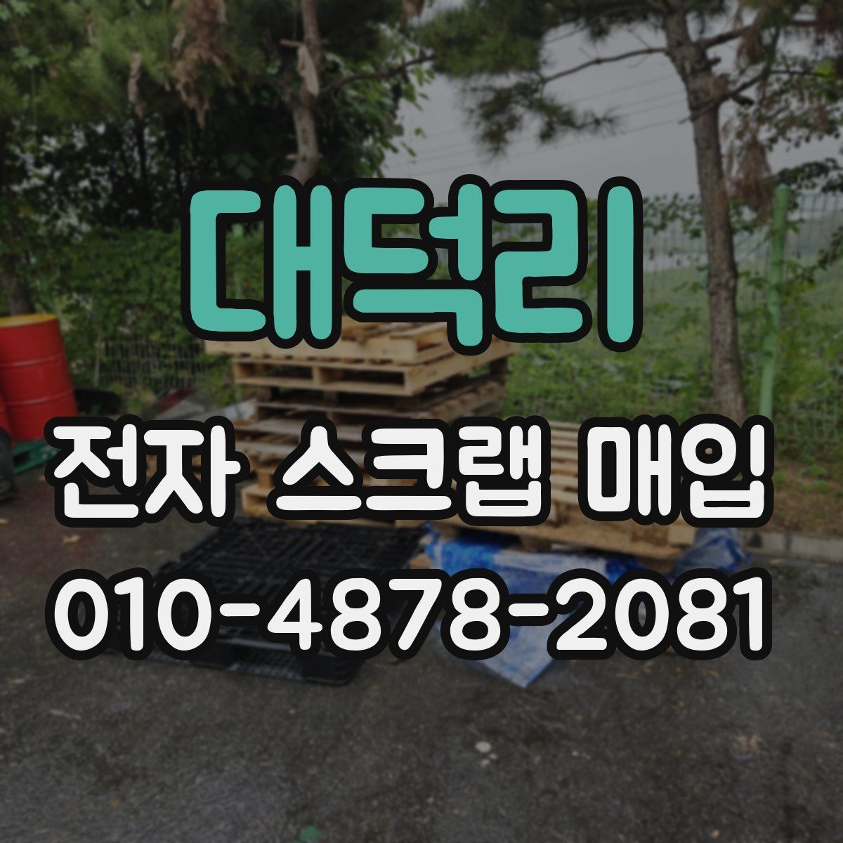 대덕리 전자 스크랩 매입