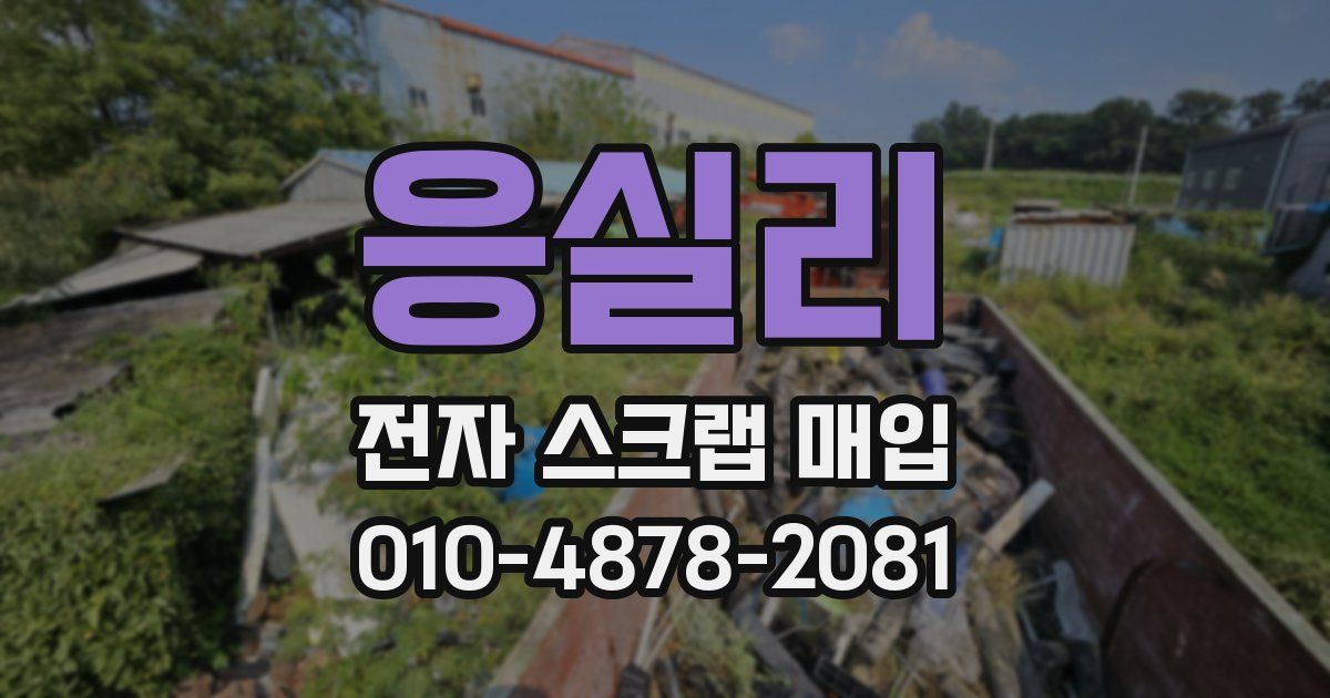 응실리 전자 스크랩 매입