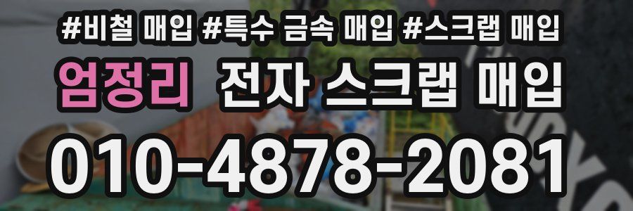 엄정리 전자 스크랩 매입