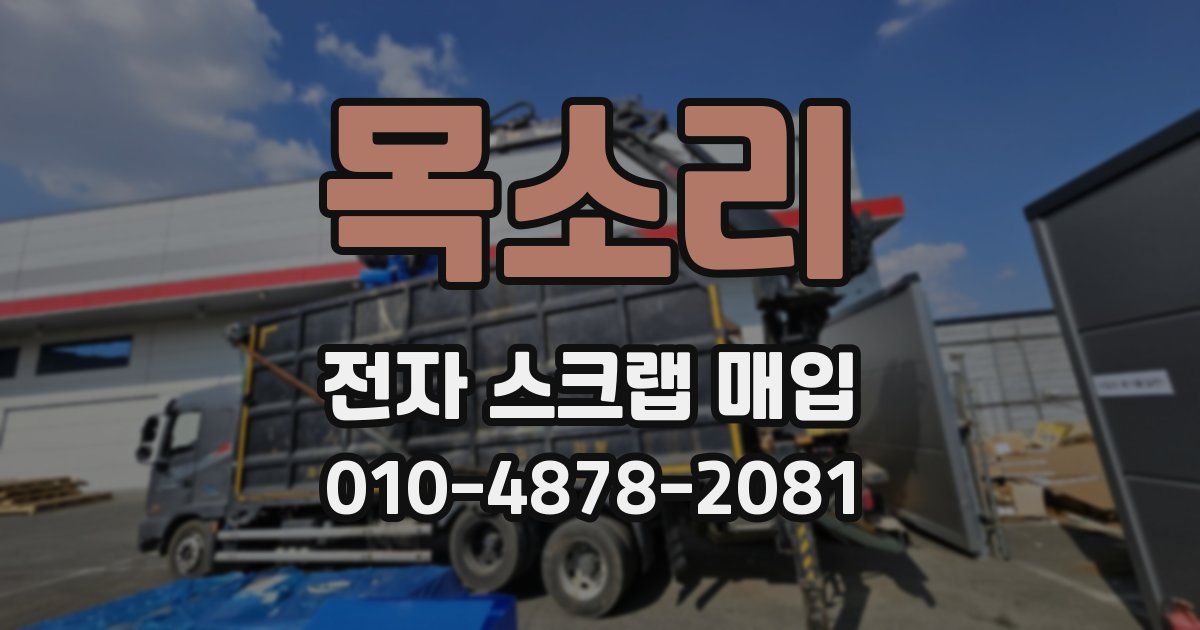목소리 전자 스크랩 매입