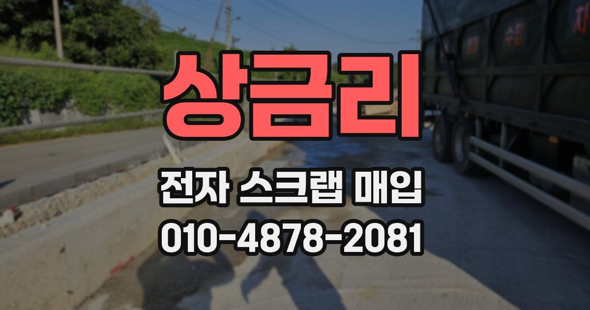 상금리 전자 스크랩 매입