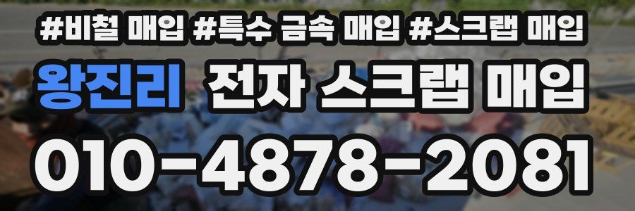 왕진리 전자 스크랩 매입