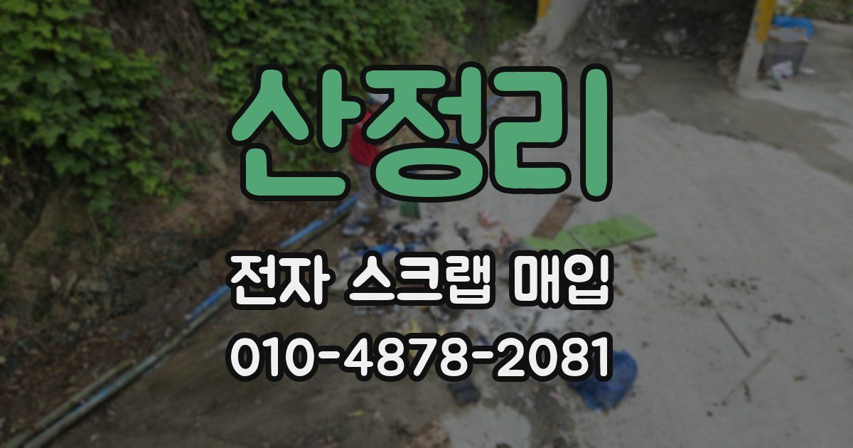 산정리 전자 스크랩 매입