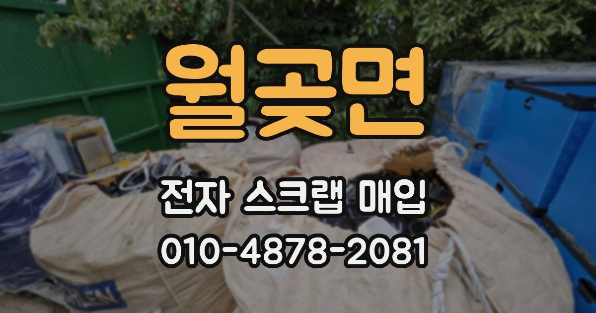 월곶면 전자 스크랩 매입