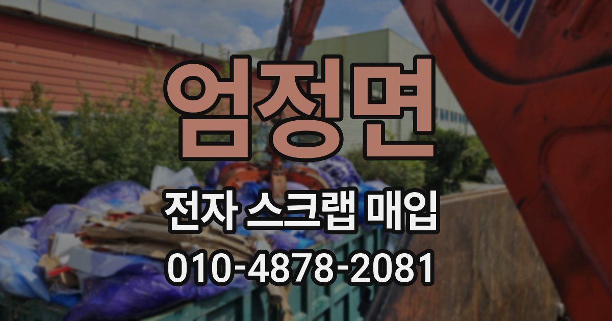 엄정면 전자 스크랩 매입