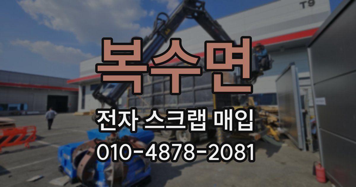복수면 전자 스크랩 매입