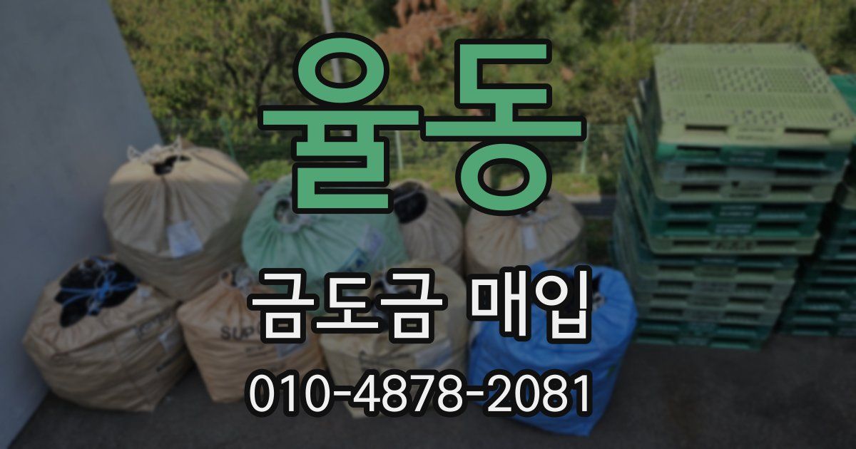 율동 금도금 매입