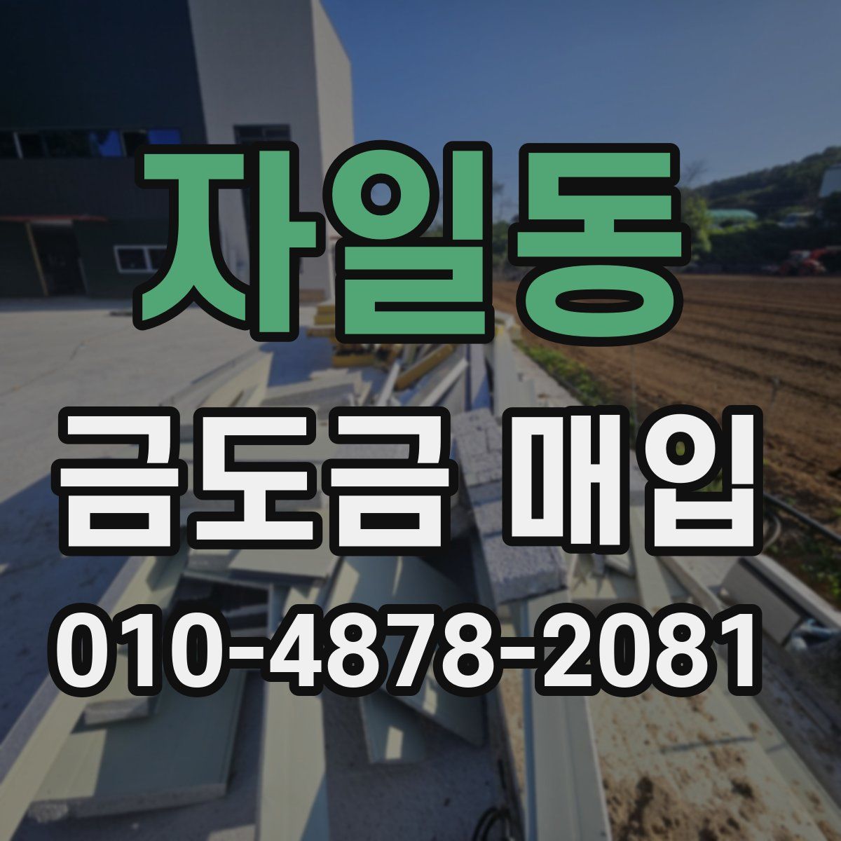 자일동 금도금 매입