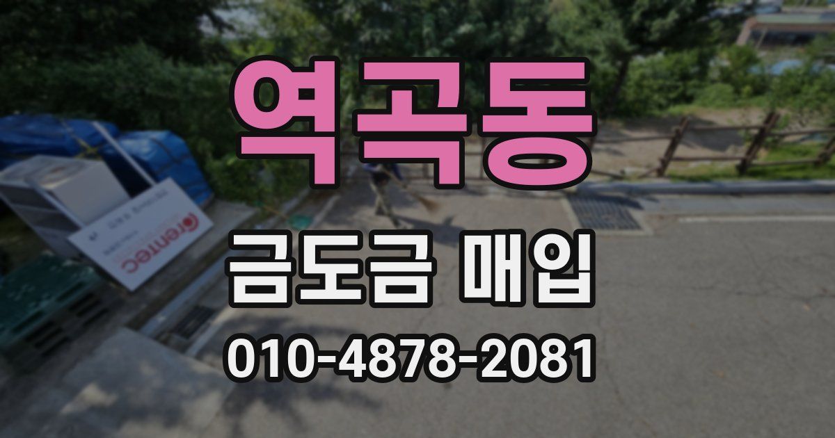 역곡동 금도금 매입