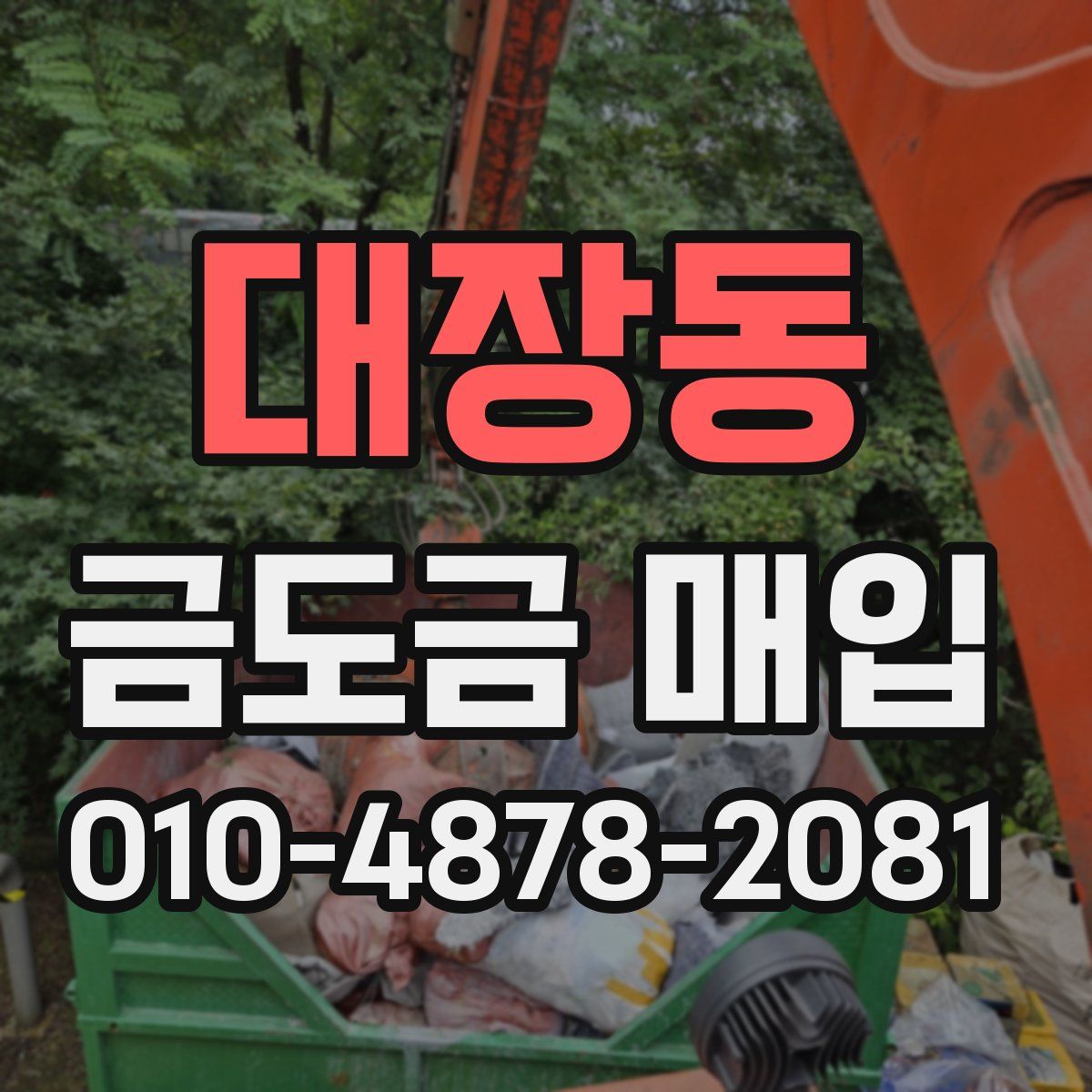 대장동 금도금 매입