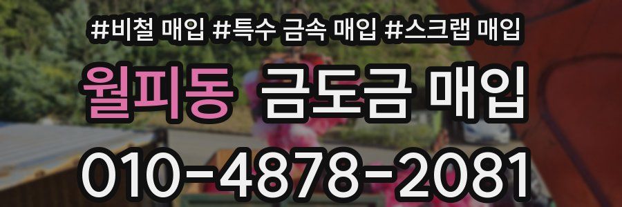 월피동 금도금 매입