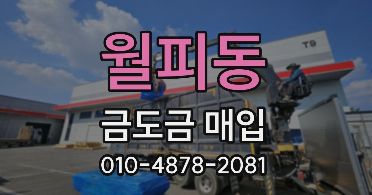월피동 금도금 매입