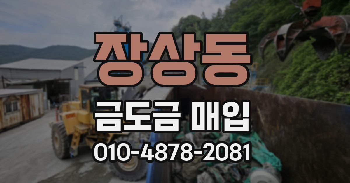 장상동 금도금 매입