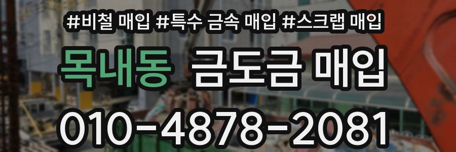 목내동 금도금 매입