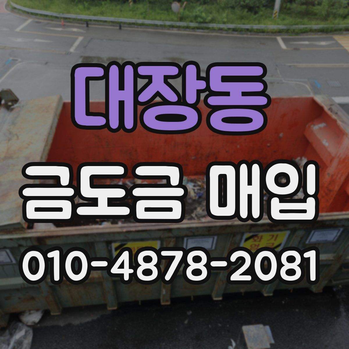 대장동 금도금 매입