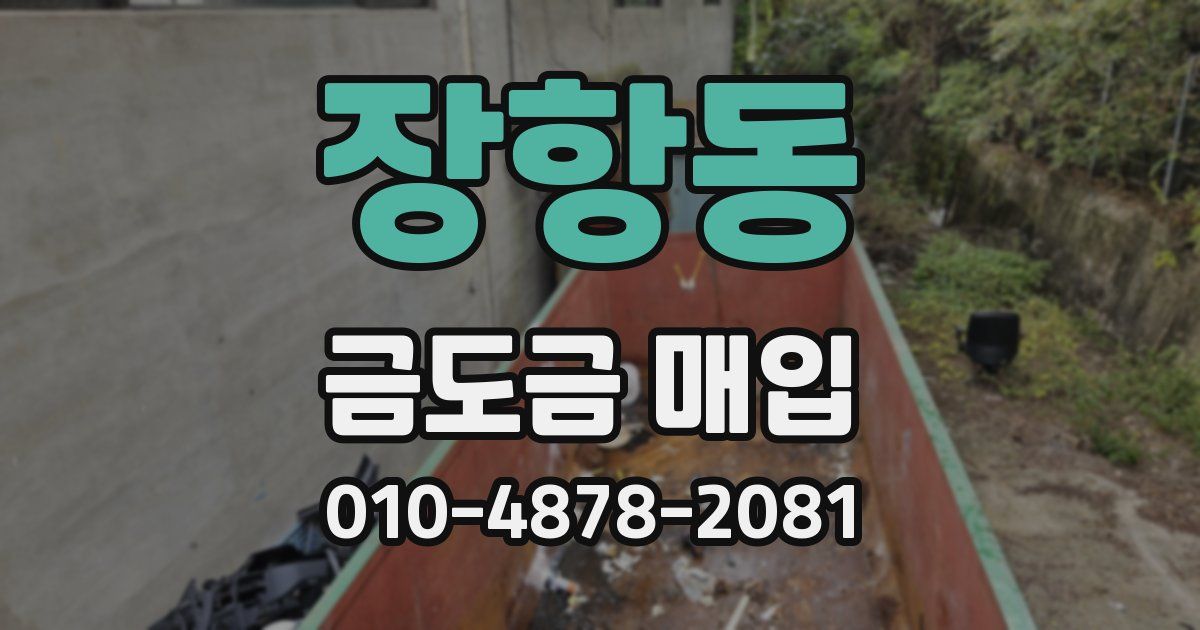 장항동 금도금 매입