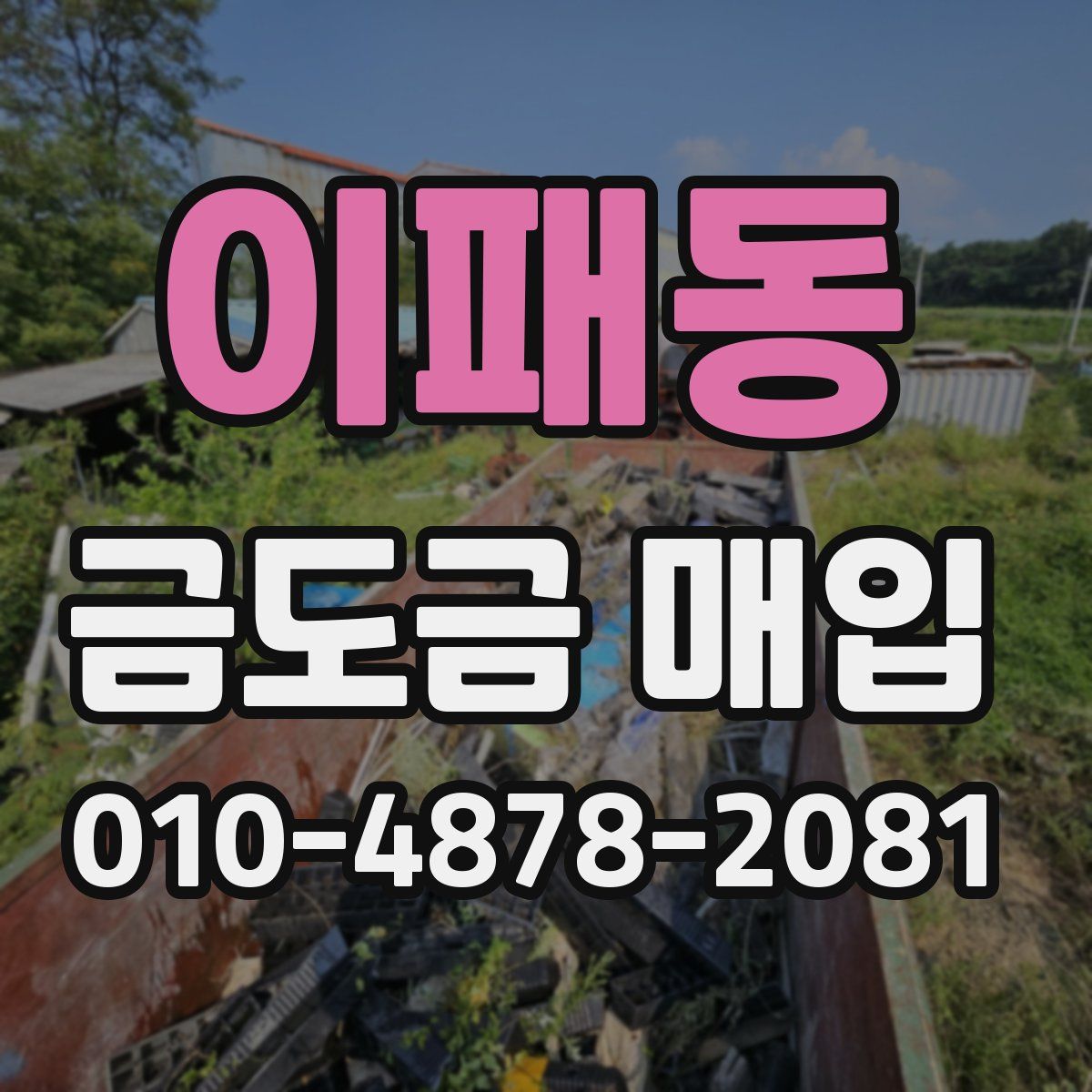 이패동 금도금 매입