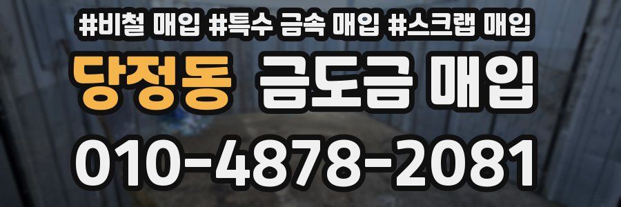 당정동 금도금 매입
