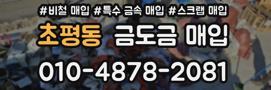 초평동 금도금 매입
