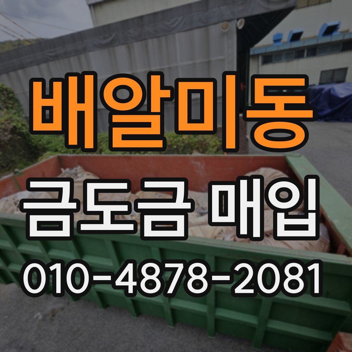 배알미동 금도금 매입