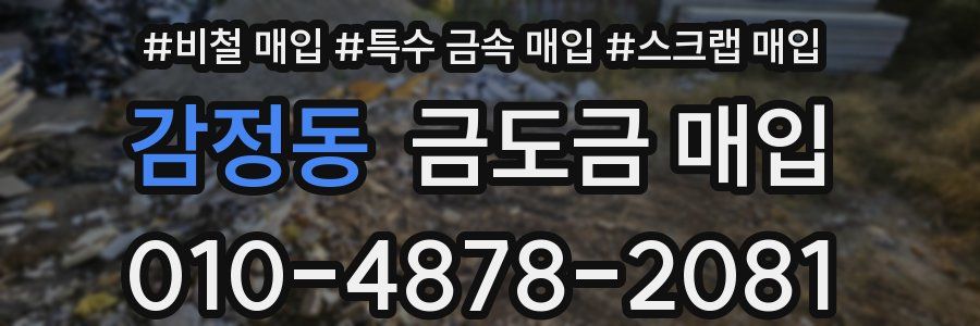 감정동 금도금 매입