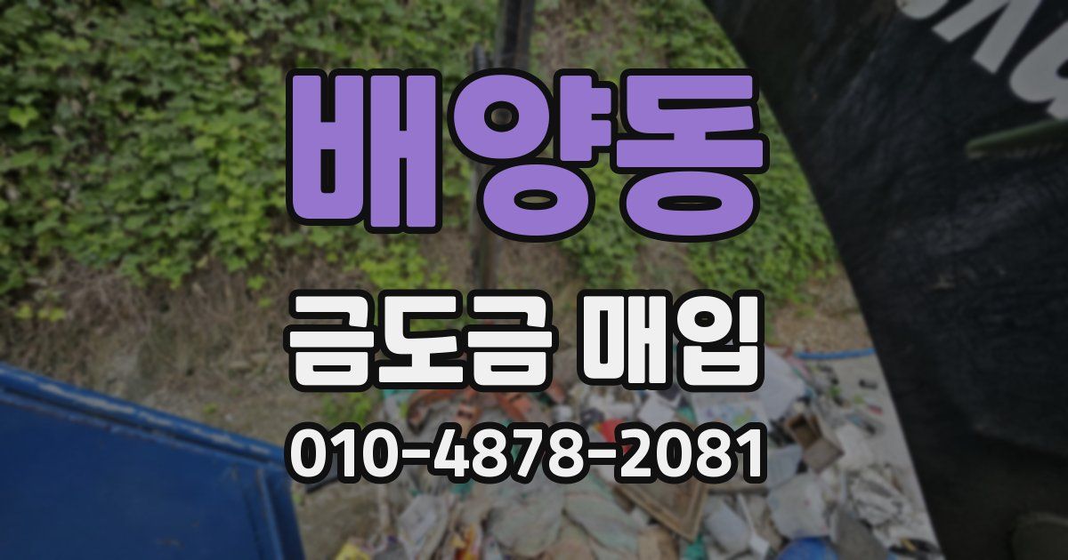 배양동 금도금 매입