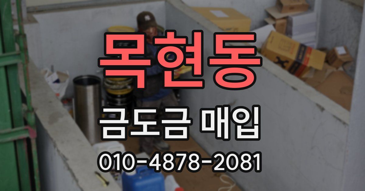 목현동 금도금 매입