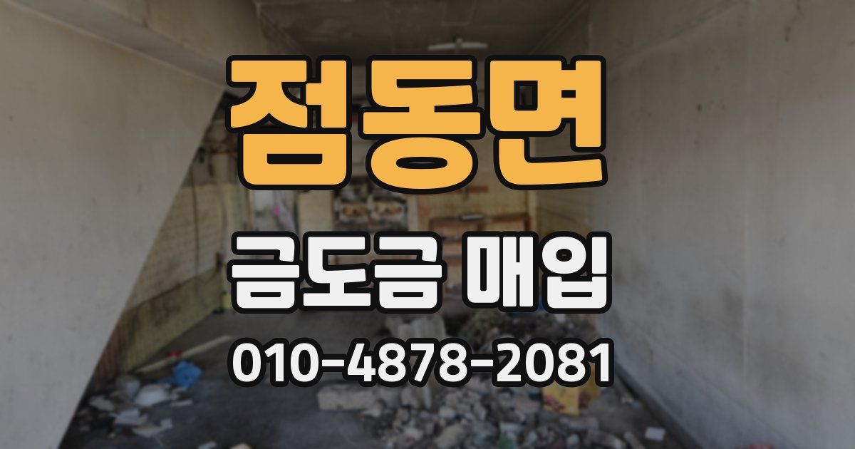 점동면 금도금 매입