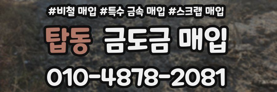 탑동 금도금 매입