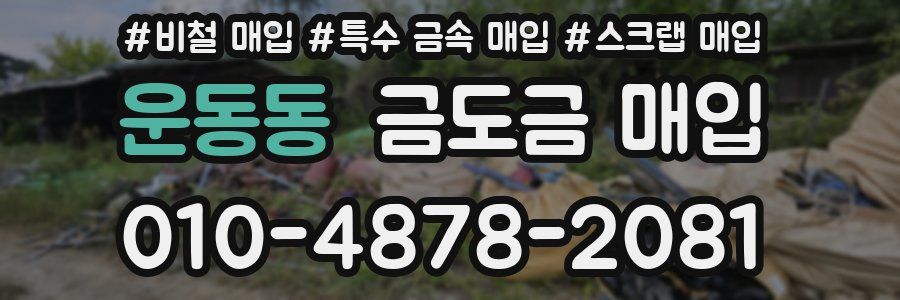 운동동 금도금 매입