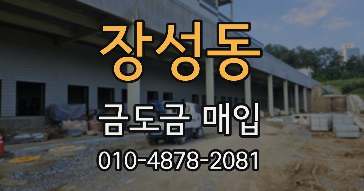 장성동 금도금 매입