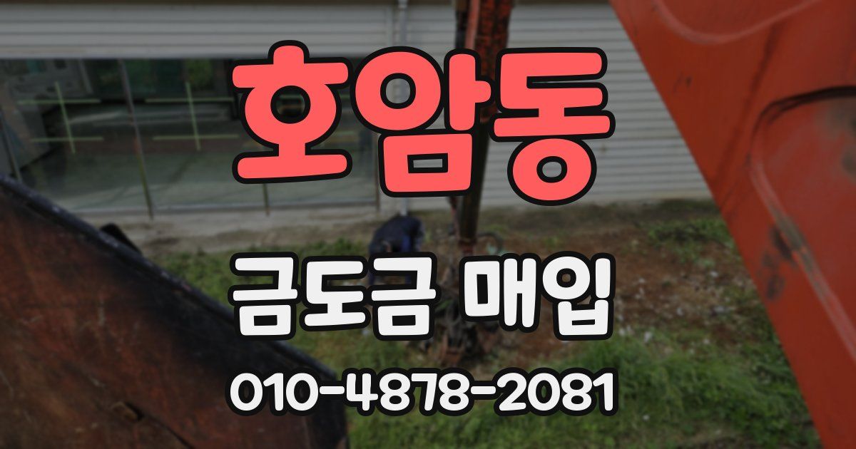 호암동 금도금 매입