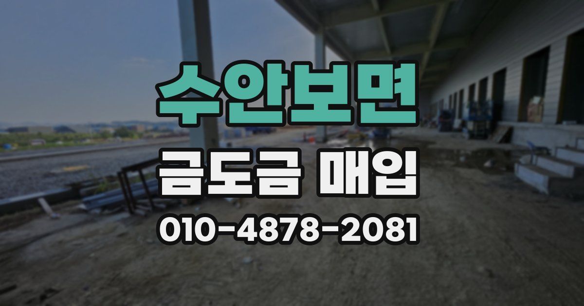 수안보면 금도금 매입