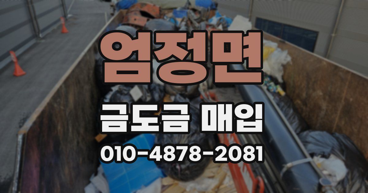 엄정면 금도금 매입