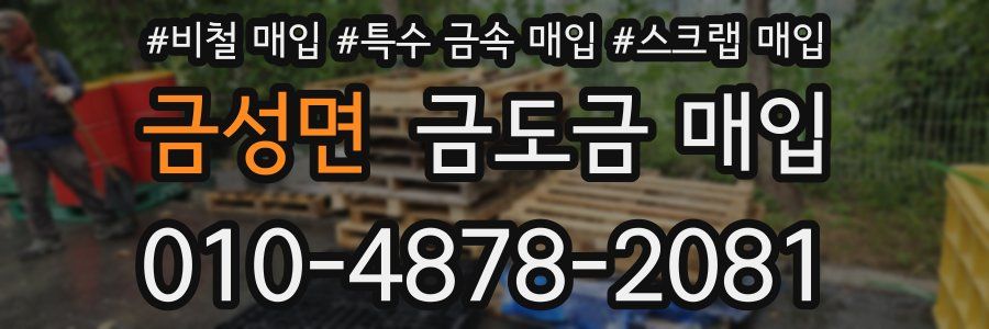 금성면 금도금 매입