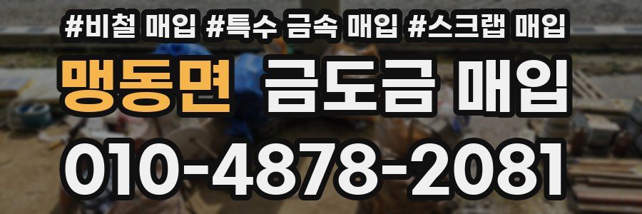 맹동면 금도금 매입