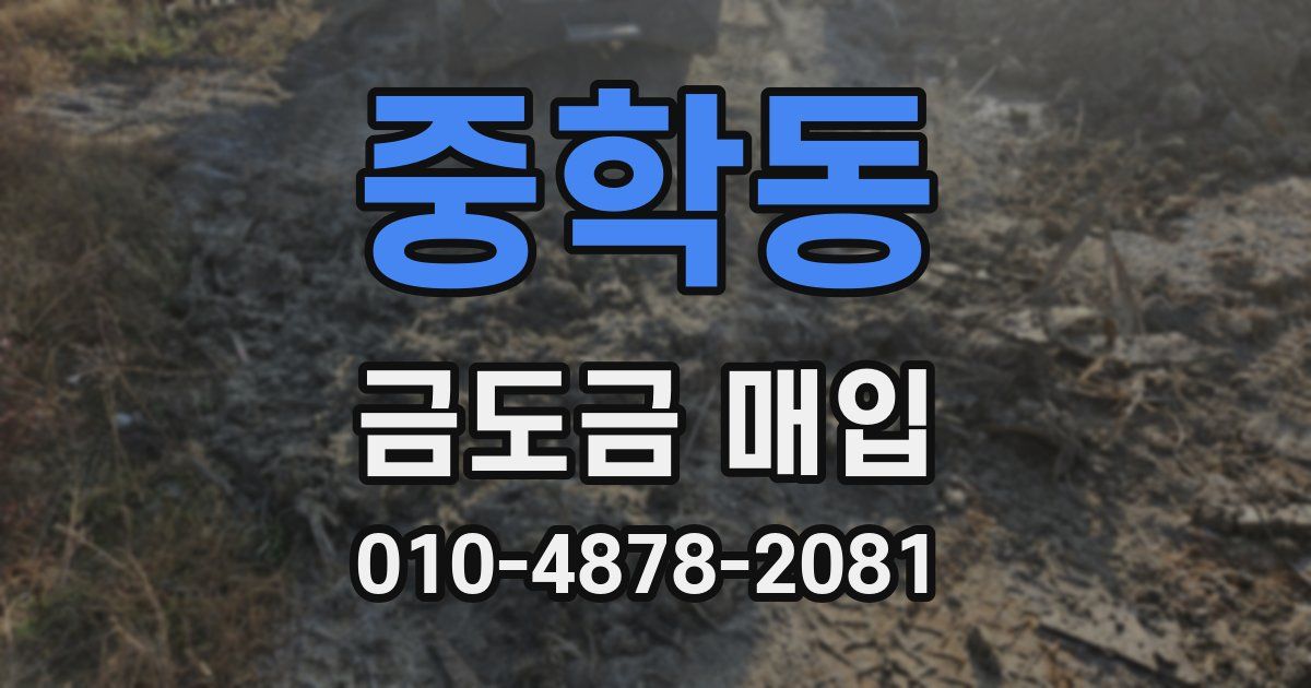 중학동 금도금 매입