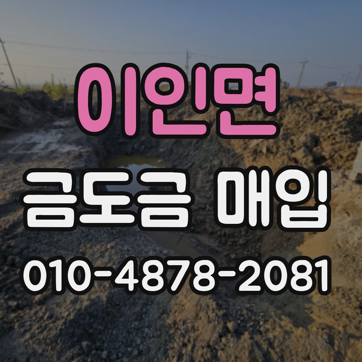 이인면 금도금 매입