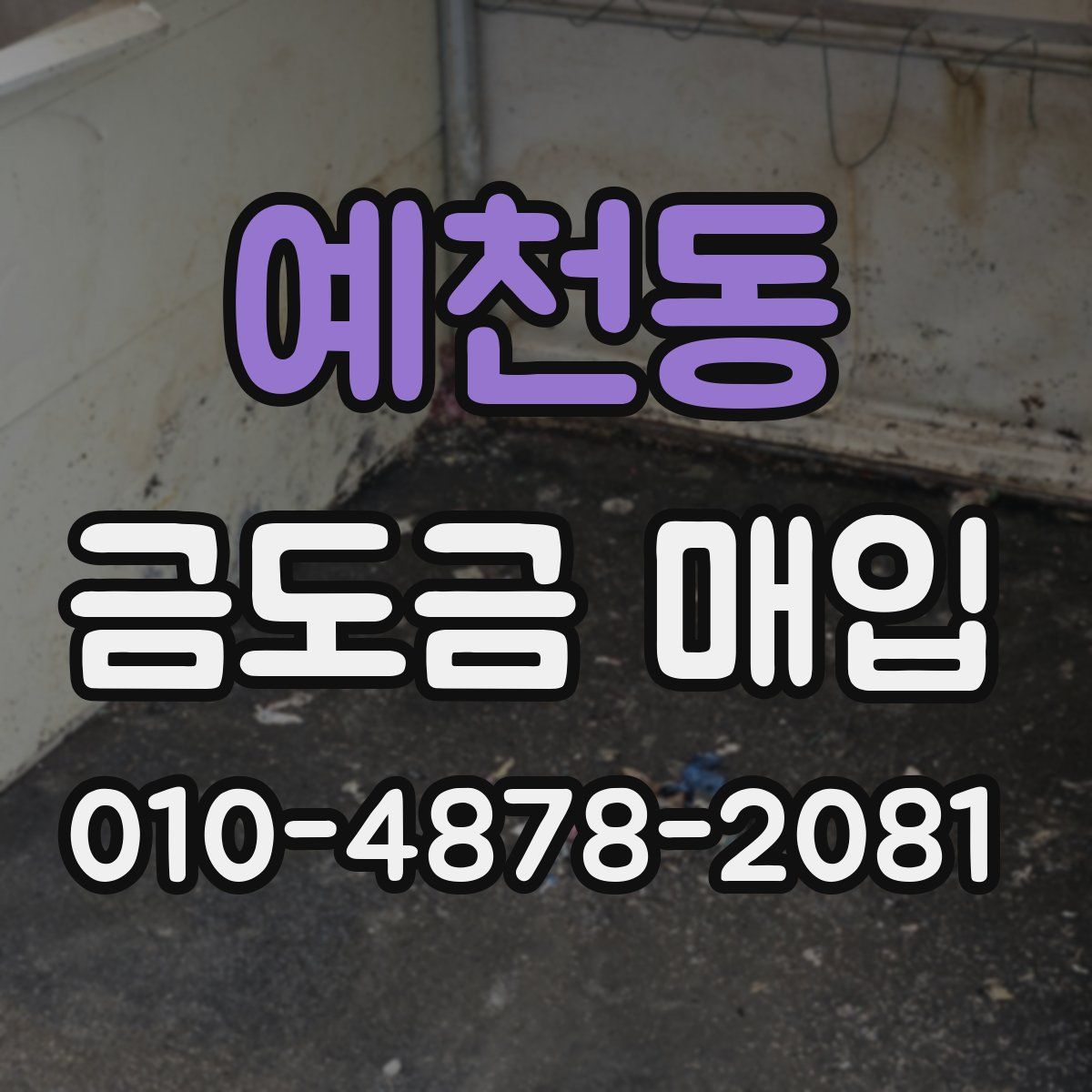 예천동 금도금 매입