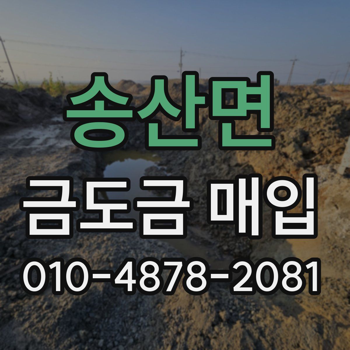 송산면 금도금 매입