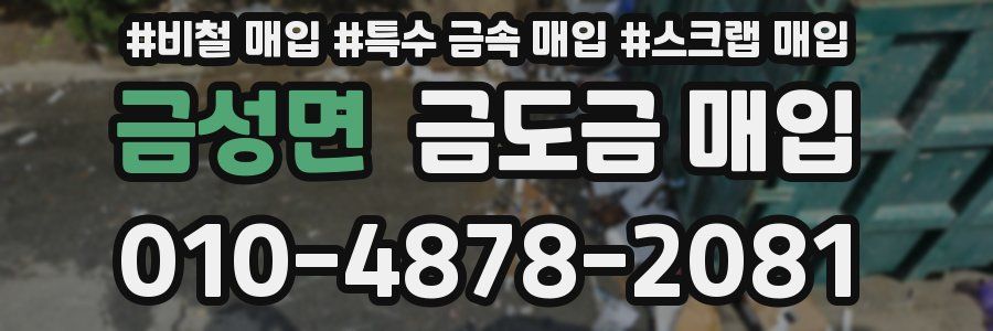 금성면 금도금 매입